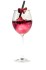 Cocktail mit gefriergetrockneten Fr�chten