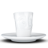 Espresso Mug "lecker" - Hartporzellan