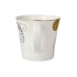 *NEU* Becher "Ginkgo" wei� - Fine Bone China Porzellan