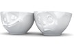 Gesichter-Schälchen-Set glücklich & och bitte - Hartporzellan Gesichter-Schälchen-Set glücklich & och bitte - Hartporzellan