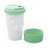 To-Go Becher "lecker mint" - Hartporzellan