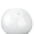 Vase "am�siert" in wei� - Hartporzellan