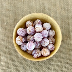 "Küstenkuss" - Sanddorn-Himbeer Bonbons "Küstenkuss" - Sanddorn-Himbeer Bonbons