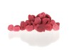Leuchtende Himbeeren, voll im Geschmack.