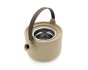 Tea for One "Umea" mit Bambusdeckel, grau - Porzellan Tea for One "Umea" mit Bambusdeckel, grau - Porzellan