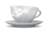 Kaffeetasse glücklich, seitlich Kaffeetasse glücklich, seitlich