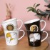 *NEU* Becher "Ginkgo" wei� - Fine Bone China Porzellan