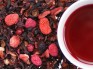 Unser Heimisches Obstk�rbchen, ein Fr�chtetee voller lieblicher Beeren und mit tief dunkler Tasse.