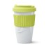 To-Go Becher "lecker limette" - Hartporzellan