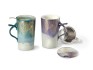 *NEU* 3-tlg. Tea Mug "Golden Leaf" - 400 ml