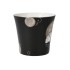 *NEU* Becher "Ginkgo" schwarz - Fine Bone China Porzellan