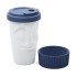 To-Go Becher "lecker marineblau" - Hartporzellan