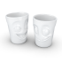 Becher ohne Henkel im 2er-Set - witzig & lecker