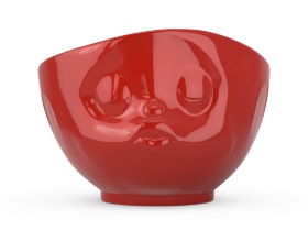 Schale Kuss in rot